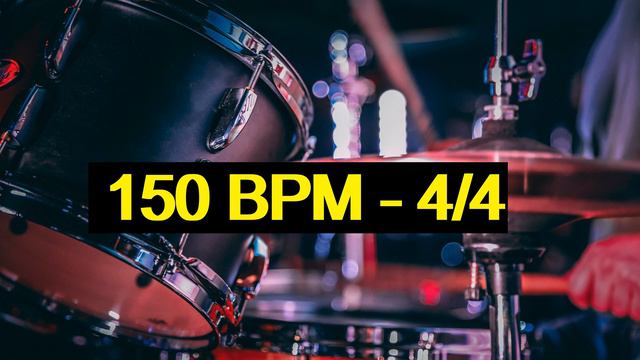 150 BPM - 4/4 Time Signature Drum Loop ( This one is perfect for METRONOME. 30 MINUTES LOOP! ) смотреть онлайн
