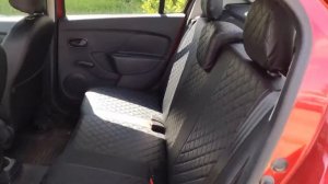 Установка чехлов Renault Logan 2, Sandero 2 +Stepway 2014-2022