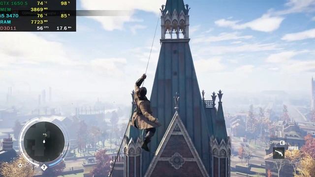 Assassin's Creed Syndicate | GTX 1650 Super + i5 3470 | Very High | 1080p | смотреть онлайн