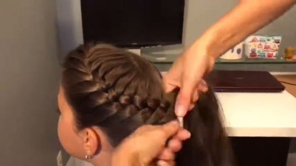 Коса. Детская прическа.
