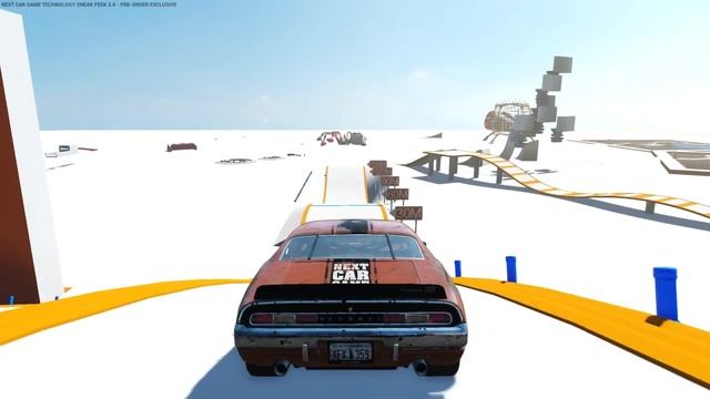 Next Car Game - Trying More Tech Demo Stunts! смотреть онлайн