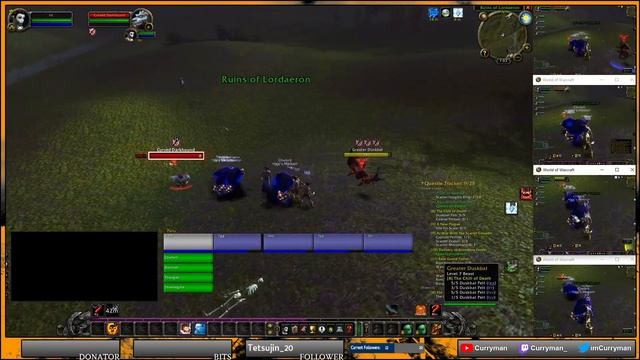 Multibox Tirisfal Glades Leveling - Classic WoW SoM Multiboxing смотреть онлайн