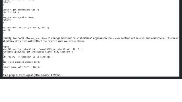 How do I customize my WordPress shortlink structure in link-template.php without a plugin? смотреть онлайн