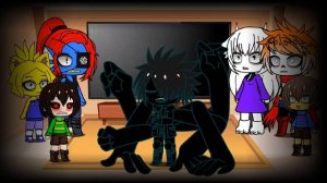 Реакция андертейл на сансов из разный АУ(песня)