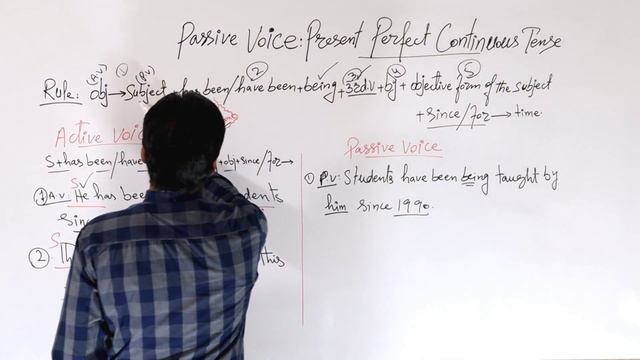 PASSIVE VOICE: PRESENT PERFECT CONTINUOUS TENSE BY ZAGHAM ABBAS... 'ENGLISH WITH ZAGHAM ABBAS' смотреть онлайн