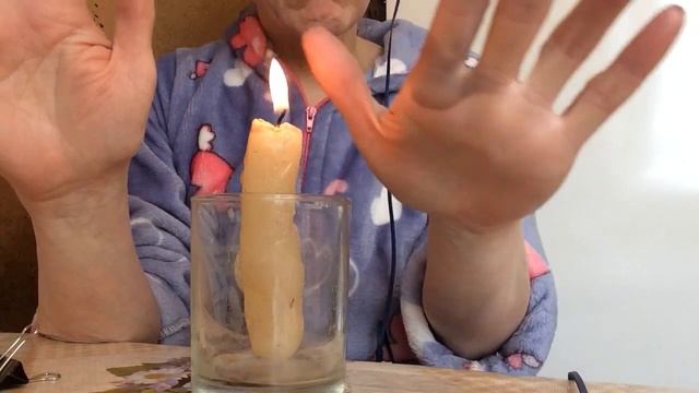 ASMR on fire! Candle’s flame and hands moving. Пламя свечи и движение рук) смотреть онлайн