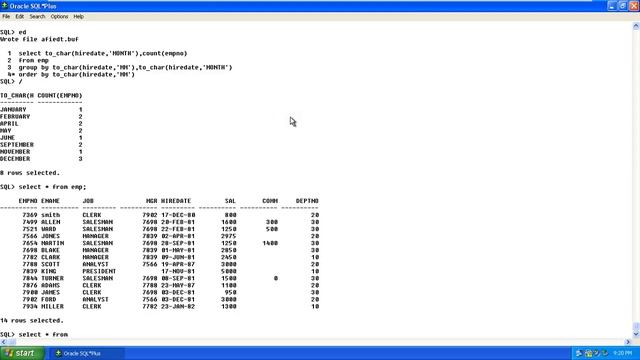 Oralinks Technologies Oracle Developer Course Class 09 смотреть онлайн