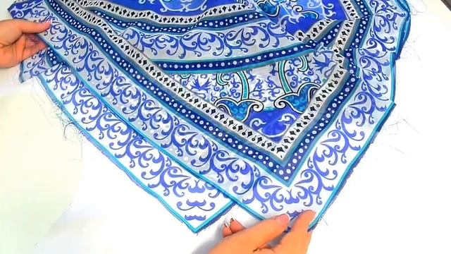 Юбка солнце (в квадрате ?) на резинке без выкройки, без швов. смотреть онлайн