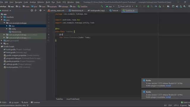 Part 3: Android Architecture Component(Room) - Create a Dao Class смотреть онлайн