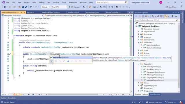 (#88) Reload configuration in singleton service | IOptionsMonitor | Asp.Net Core tutorial смотреть онлайн