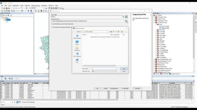 ArcGIS - exporting attribute table to Excel смотреть онлайн