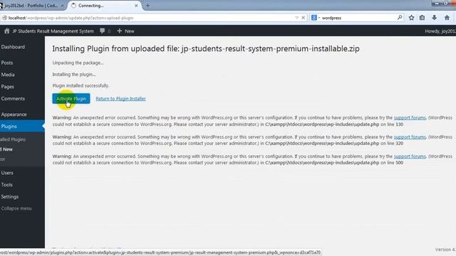 JP Students Result Management System Premium - Installing on your wordpress website. смотреть онлайн
