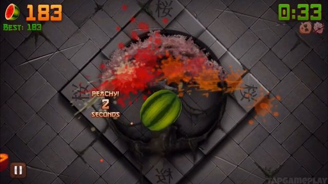 Fruit Ninja - Gameplay Walkthrough Part 6 - Zen (iOS, Android) смотреть онлайн