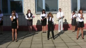 Мой добрый учитель. Песня в исполнении учениц школы.