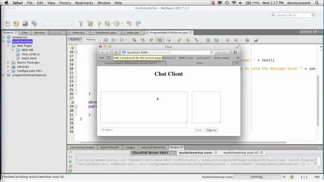Java API for WebSocket 1 0 Demo смотреть онлайн