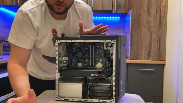 Игровой компьютер Acer Nitro N50-620 I5-11400F/8GB/256GB SSD/RTX3060Ti 8 Gb/DOS/Black