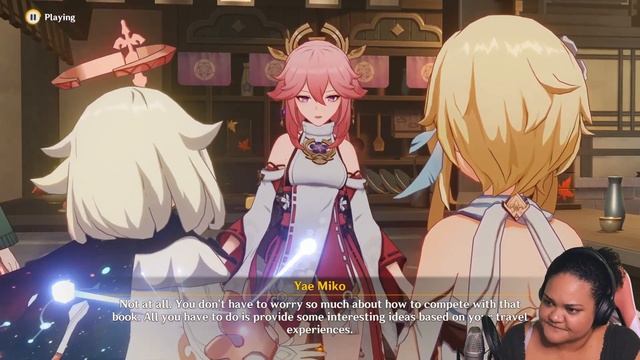Yae Miko Story Quest Reaction | Divina Vulpes Chapter: Act 1 - The Great Narukami Offering смотреть онлайн