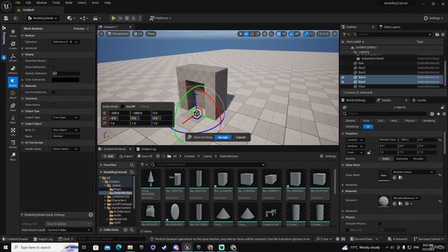 5. Boolean and Substracting objects - Part 1 смотреть онлайн