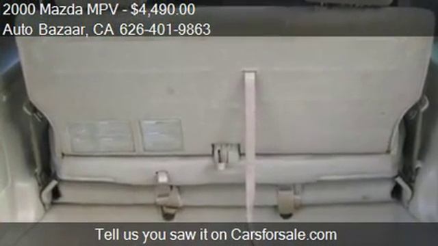 2000 Mazda MPV LX 4dr Passenger Van for sale in El Monte, CA смотреть онлайн