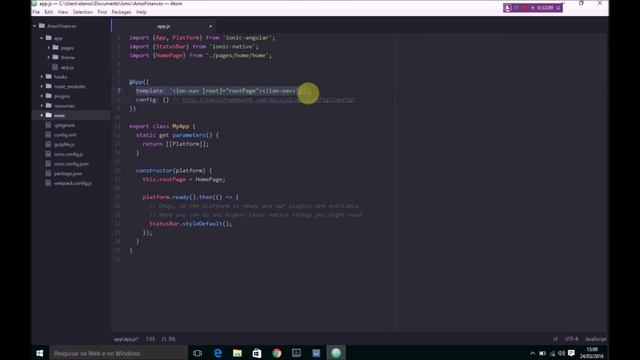 Curso Ionic 2 - Aula 01 - Criando um gerenciador de finanças смотреть онлайн