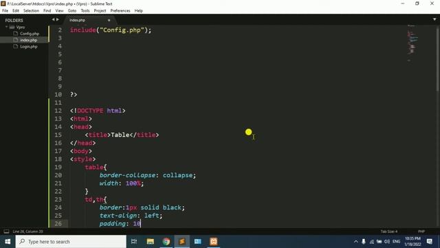 P15 - PHP Full Course Mysql Data Into HTML Table By Technical Razmi смотреть онлайн