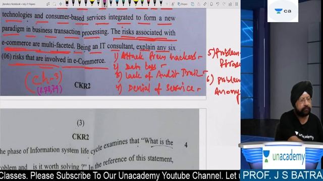 L1: July 21 Paper Analysis of CA IPCC ITSM Part 1 | CA Intermediate | J.S. Batra смотреть онлайн