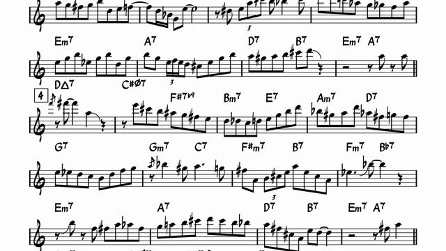 Dick Oatts on Blues For Alice - Eb Transcription смотреть онлайн