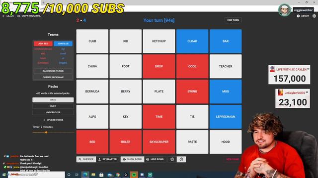Jc Caylen plays CODENAMES w/ FRIENDS! *FULL STREAM* смотреть онлайн