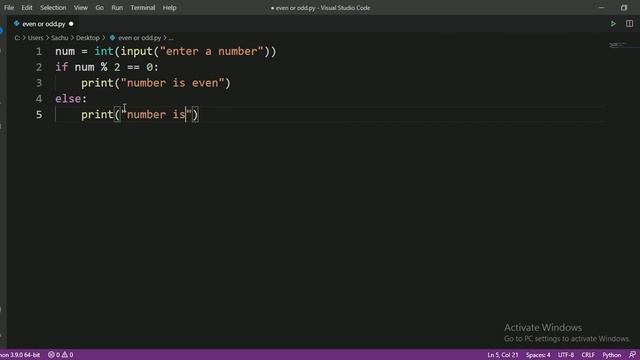 Python Program To Check a Number Is Even Or Odd In Hindi | Python Programs In Hindi смотреть онлайн