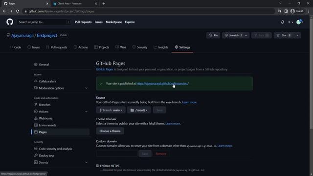 How To add a Custom Domain On Github Pages | Connect Domain with GitHub| Hindi | Ajay Anuragi смотреть онлайн