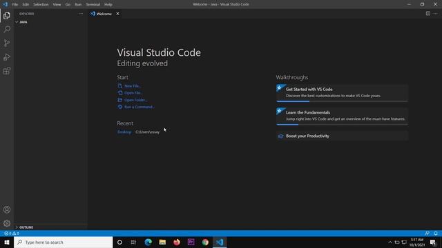 How to Run JAVA 17 in Visual Studio Code on Windows 10 [2021 Update] VS Code + JAVA 17 смотреть онлайн