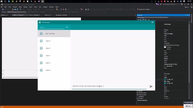 Part 1 - Make WhatsApp Desktop From Scratch - C# VB.NET, PHP+MySQL Winforms - Bunifu UI смотреть онлайн