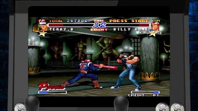 REAL BOUT FATAL FURY 2 THE NEWCOMERS ( NEO GEO ARCADE CABINET WITH MARQUEE DESIGN ) TERRY смотреть онлайн