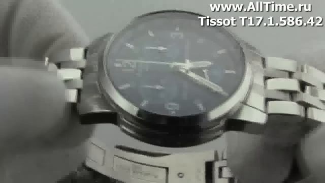 Мужские наручные швейцарские часы Tissot T17.1.586.42 смотреть онлайн