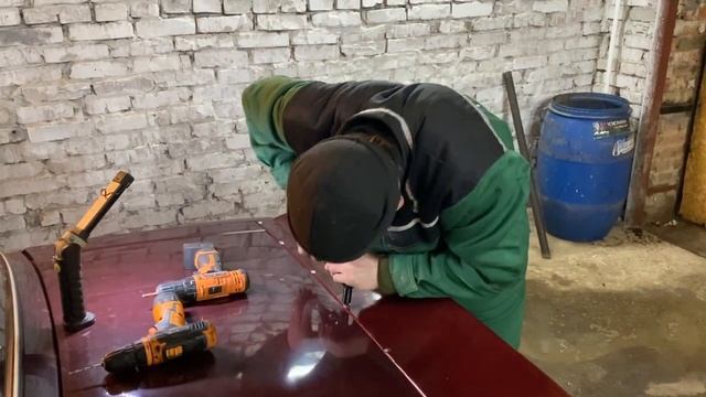 Установка и покраска губы "Вихур" и дактейла "Либерти".Корч из жиги с нуля (серия 4). смотреть онлайн