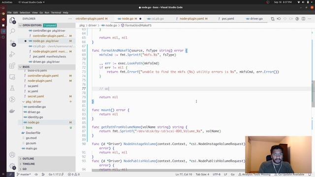 Mounting attached volume to a staging directory | Writing a Kubernetes CSI plug-in from scratch -8 смотреть онлайн