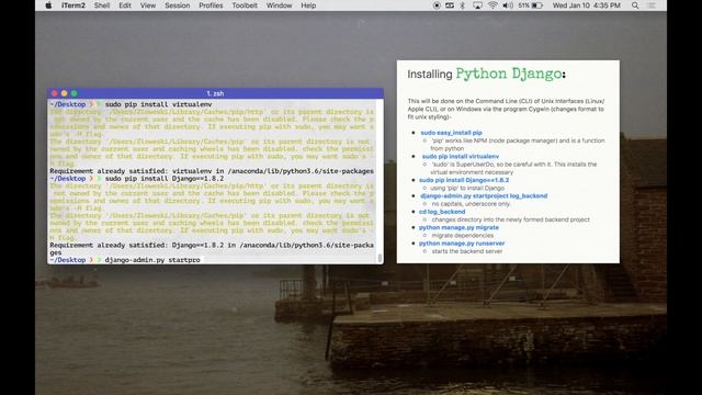 Angular(5) and Python(Django) app - 3/5 - Django initialization смотреть онлайн