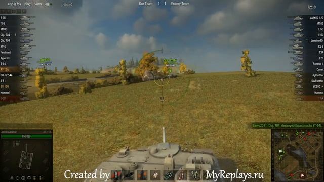 WOT: Malinovka - AT-15A смотреть онлайн