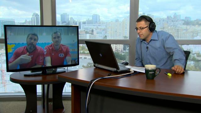 Сергей Шельменко, капитан ГК "Мотор", Юрий Черный, пресс-аташе клуба. Веб-конференция 21/09/2016 смотреть онлайн