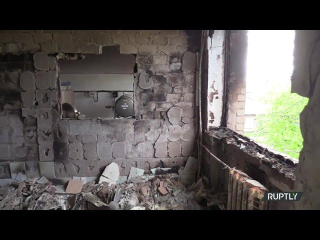 Заброшенный лабораторный центр в Мариуполе сняли на видео смотреть онлайн