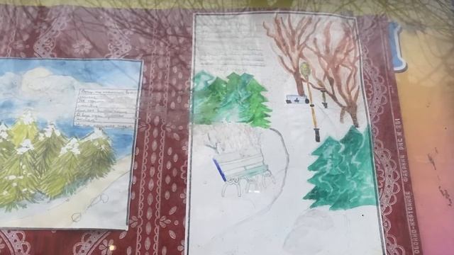 Выставка детских рисунков. Школа имени А.С.Пушкина смотреть онлайн