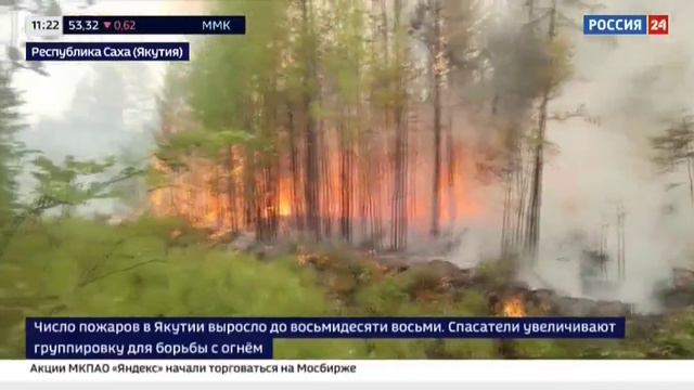 Россия 24_О борьбе с лесными пожарами в Якутии смотреть онлайн