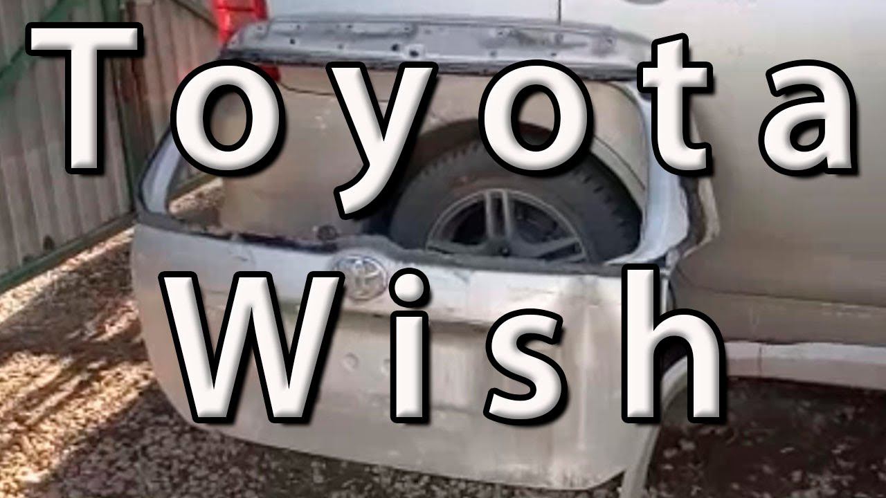 Замена и разбор пятой двери (багажника) Toyota Wish
