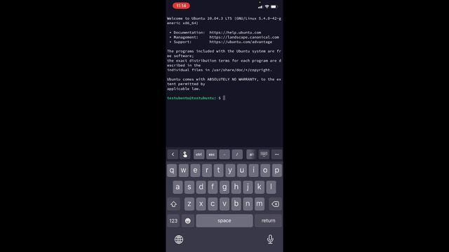 Как подключиться к ВМ по ssh с телефона IOS или Android смотреть онлайн