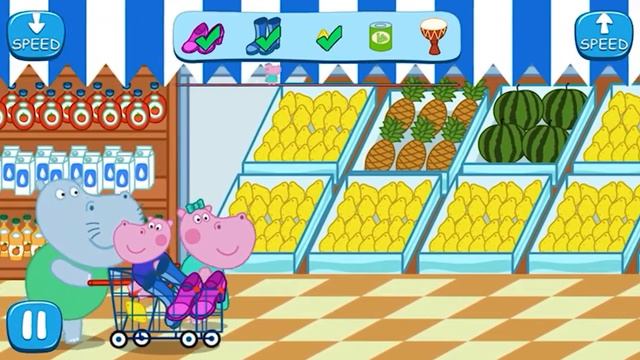 Funny Supermarket game Gameplay IOS & Android смотреть онлайн