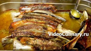 Говяжьи рёбра запечённые в духовке - Рецепт Бабушки Эммы