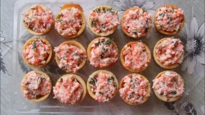 3 рецепта тарталеток/ Тарталетки с начинками/ Тарталетки простые и вкусные рецепты