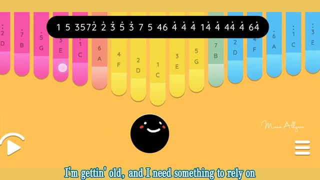 Somewhere Only We Know - Keane || Kalimba Cover || Easy Tabs (Keylimba App)