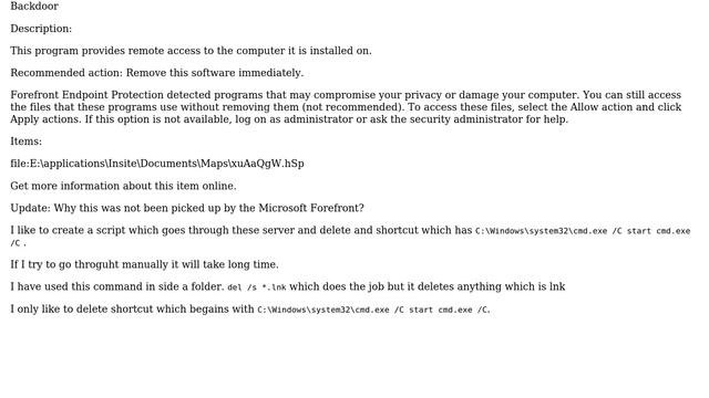 Server infected with Backdoor:Win32/Caphaw.D virus смотреть онлайн
