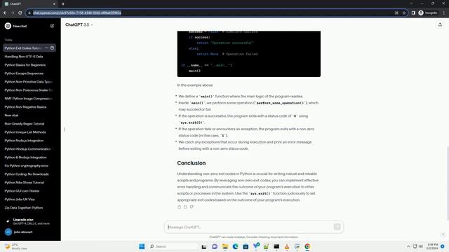 python non zero exit code смотреть онлайн